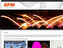 Tablet Screenshot of efm-agentur.de